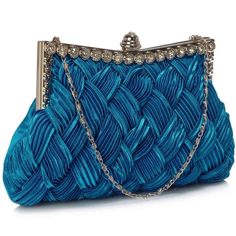 royal blue evening clutch bag